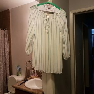 Blouse with Round Neckline